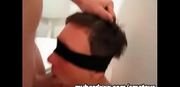  D1rty Babe blindfold blowjob
